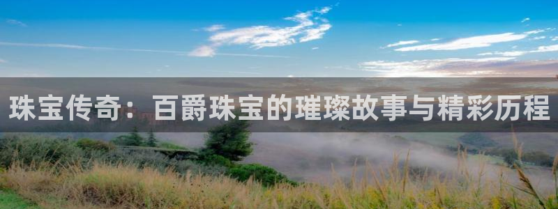 新宝cR一5：珠宝传奇：百爵珠宝的璀璨故事与精彩历程