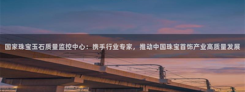 新宝5娱乐：国家珠宝玉石质量监控中心：携手行业专家，推动中国珠宝首饰产业高质量发