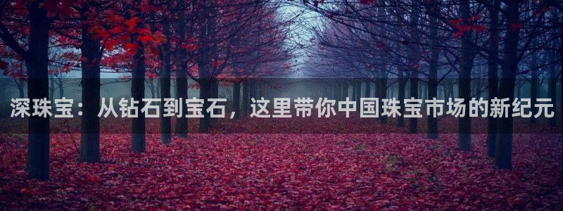 新宝5娱乐平台：深珠宝：从钻石到宝石，这里带你中国珠宝市场的新纪元