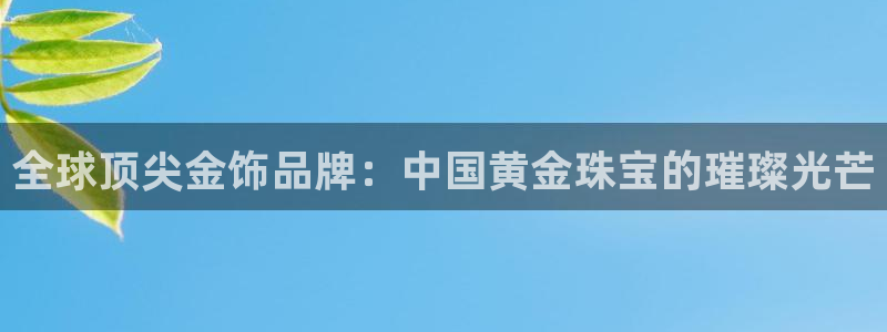 新宝5地址：全球顶尖金饰品牌：中国黄金珠宝的璀璨光芒
